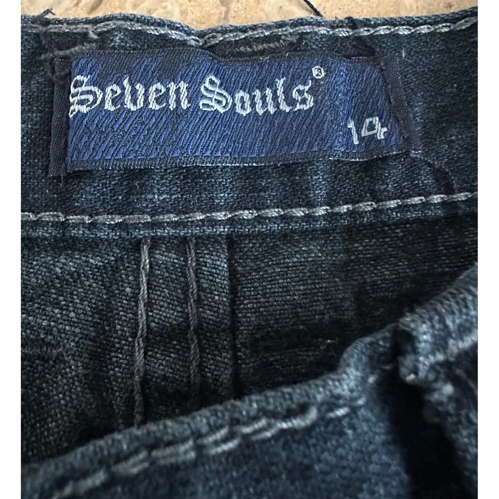 Seven Souls Kids Boys Jeans Size‎ 14 Dark Wash Straight Leg DenI'm